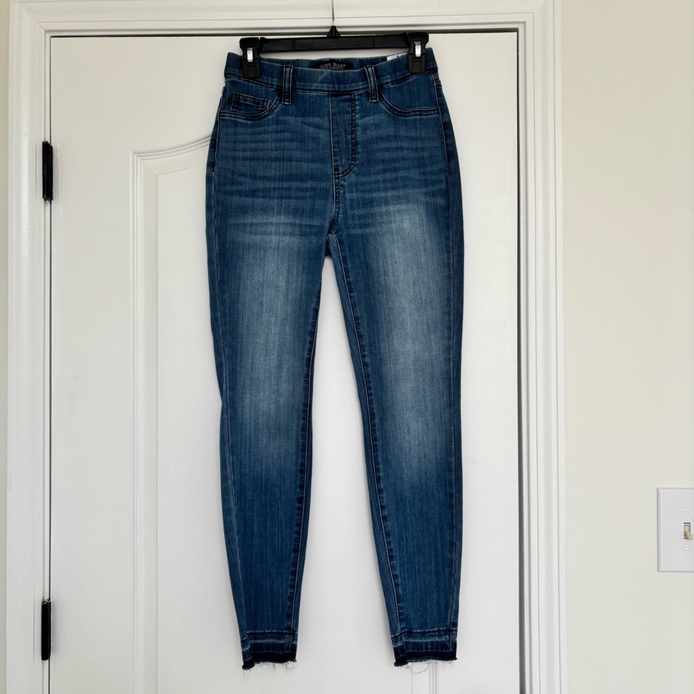 Judy Blue Skinny Elastic Waist Blue Jeans 3/26